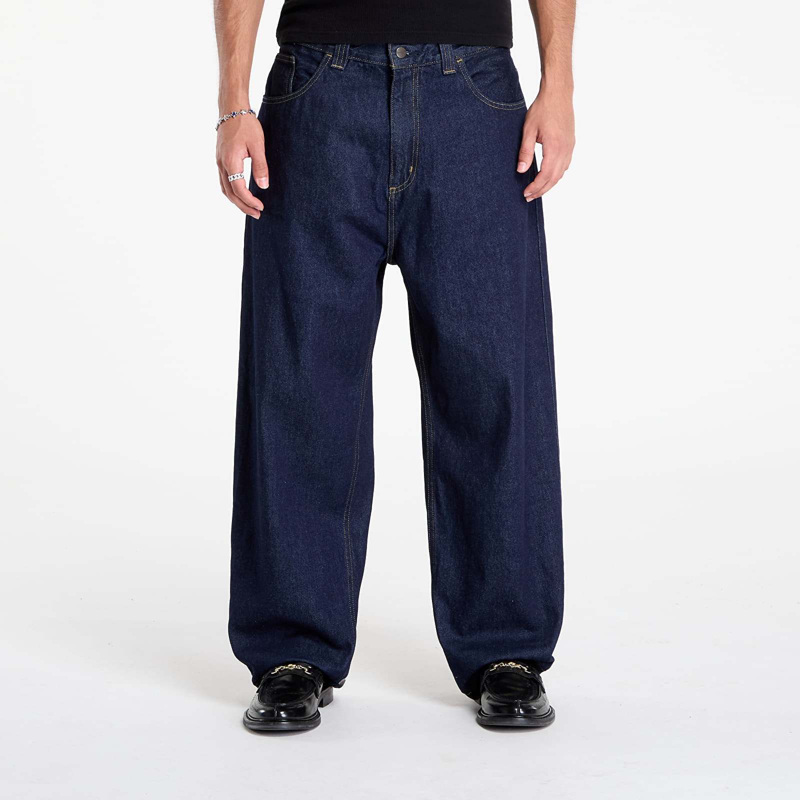 Blugi bărbați Carhartt WIP Brandon Pant Blue Rinsed