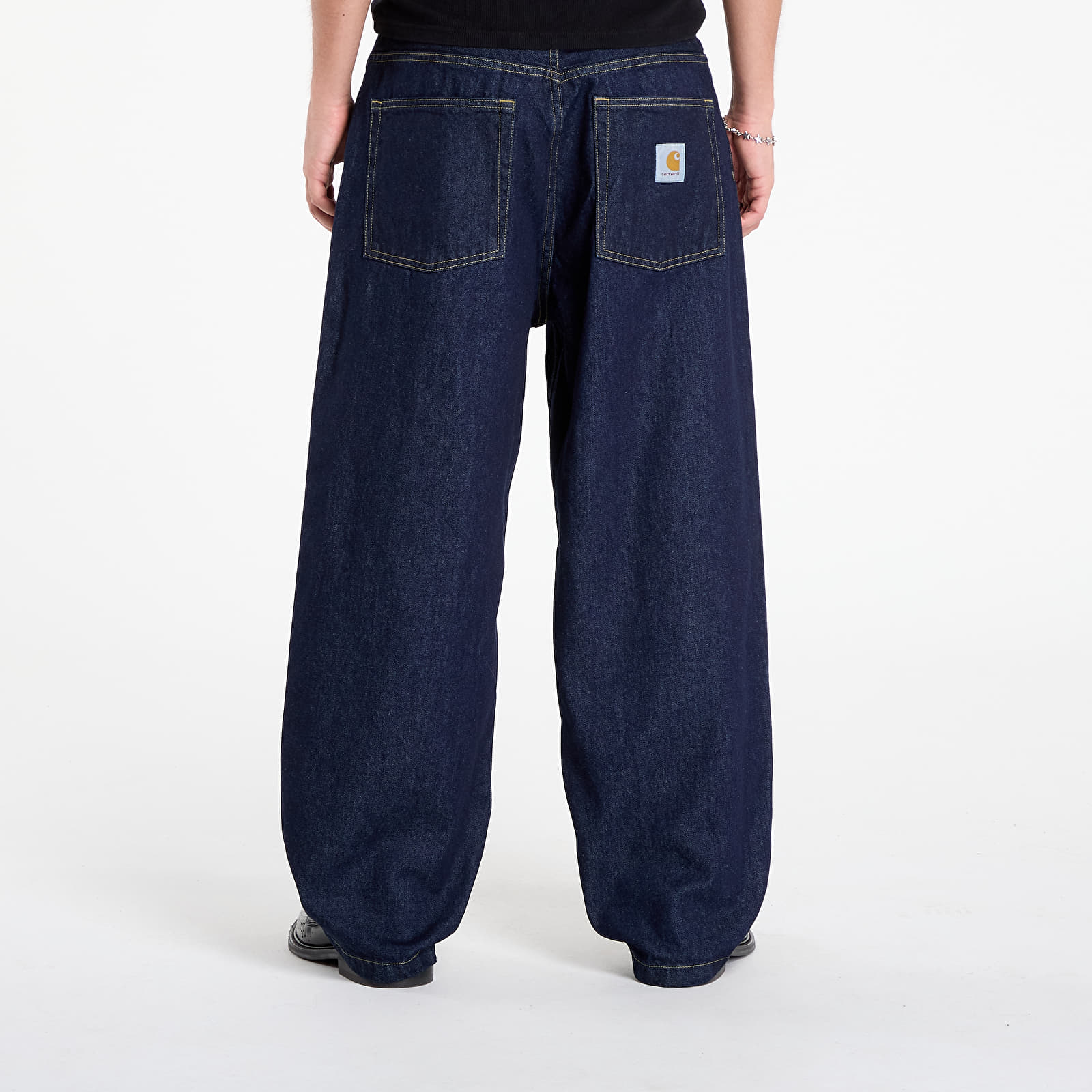Blugi bărbați Carhartt WIP Brandon Pant Blue Rinsed
