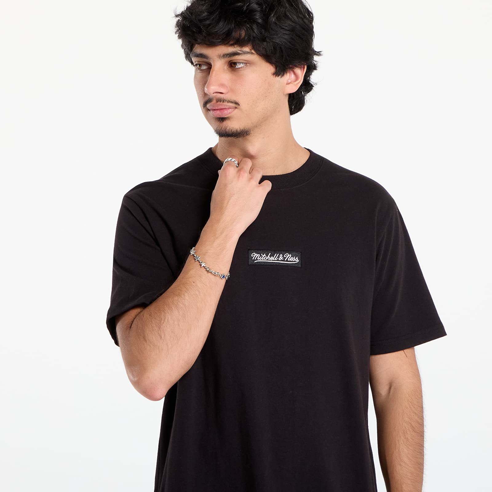 Pólók Mitchell & Ness Branded M&n Box Logo Tee UNISEX Black