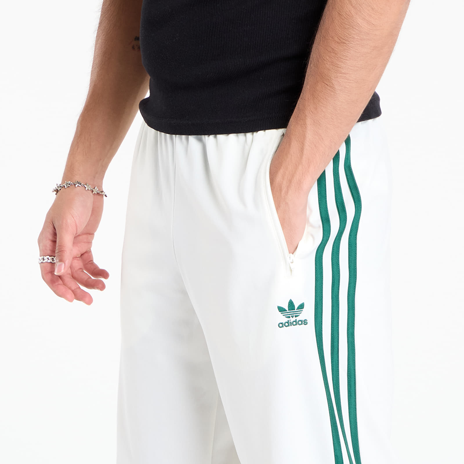 Férfi nadrágok adidas Adicolor Classics Firebird Track Tracksuit Bottoms Off White
