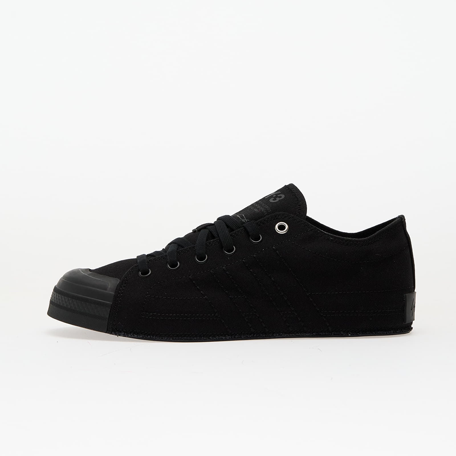 Levně Tenisky Y-3 Nizza Lo Black/ Black/ Black