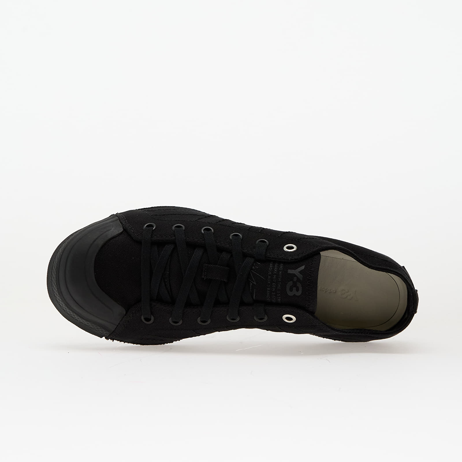 Încălțăminte și sneakerși pentru bărbați Y-3 Nizza Lo Black/ Black/ Black