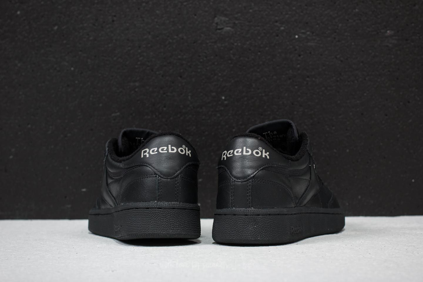 Men s shoes Reebok Club C 85 Archive Black Carbon Excellent Red Footshop
