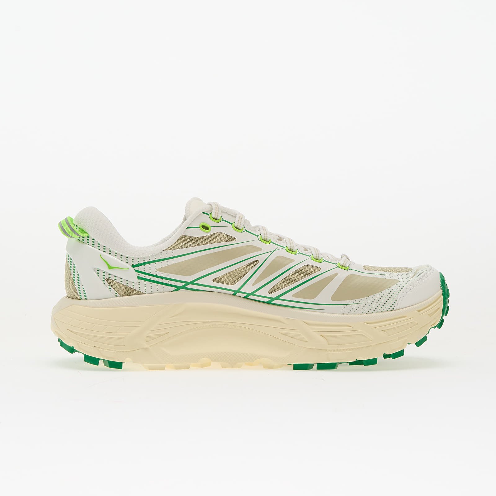 Încălțăminte și sneakerși pentru bărbați Hoka® U Mafate Speed 2 White/ Fresh Cut Grass