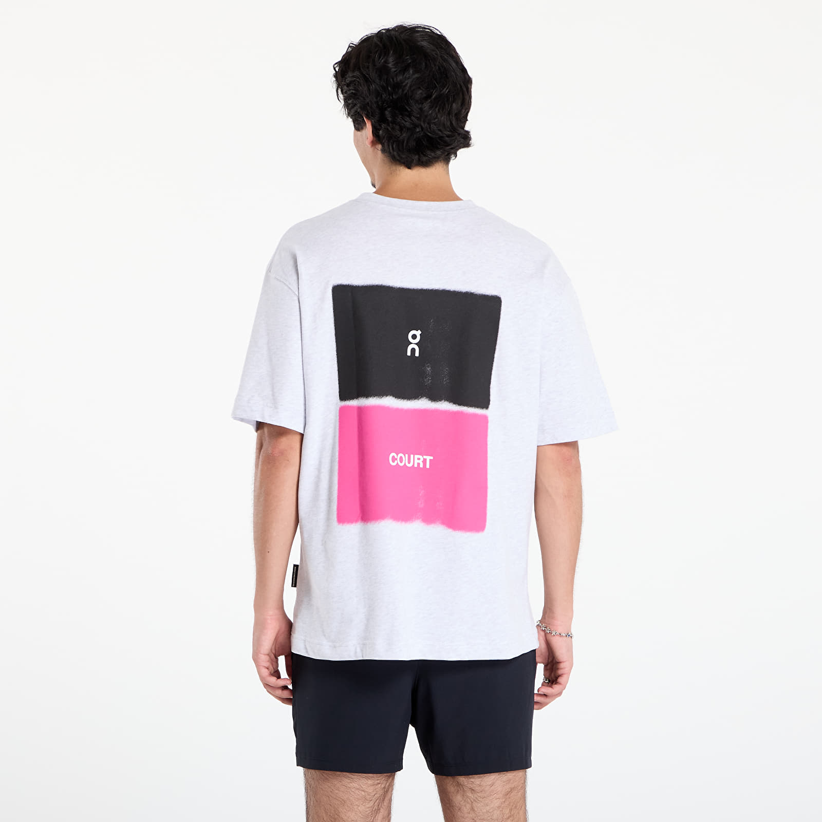 T-shirts On Club Tee Court Heather Gray/ Pink
