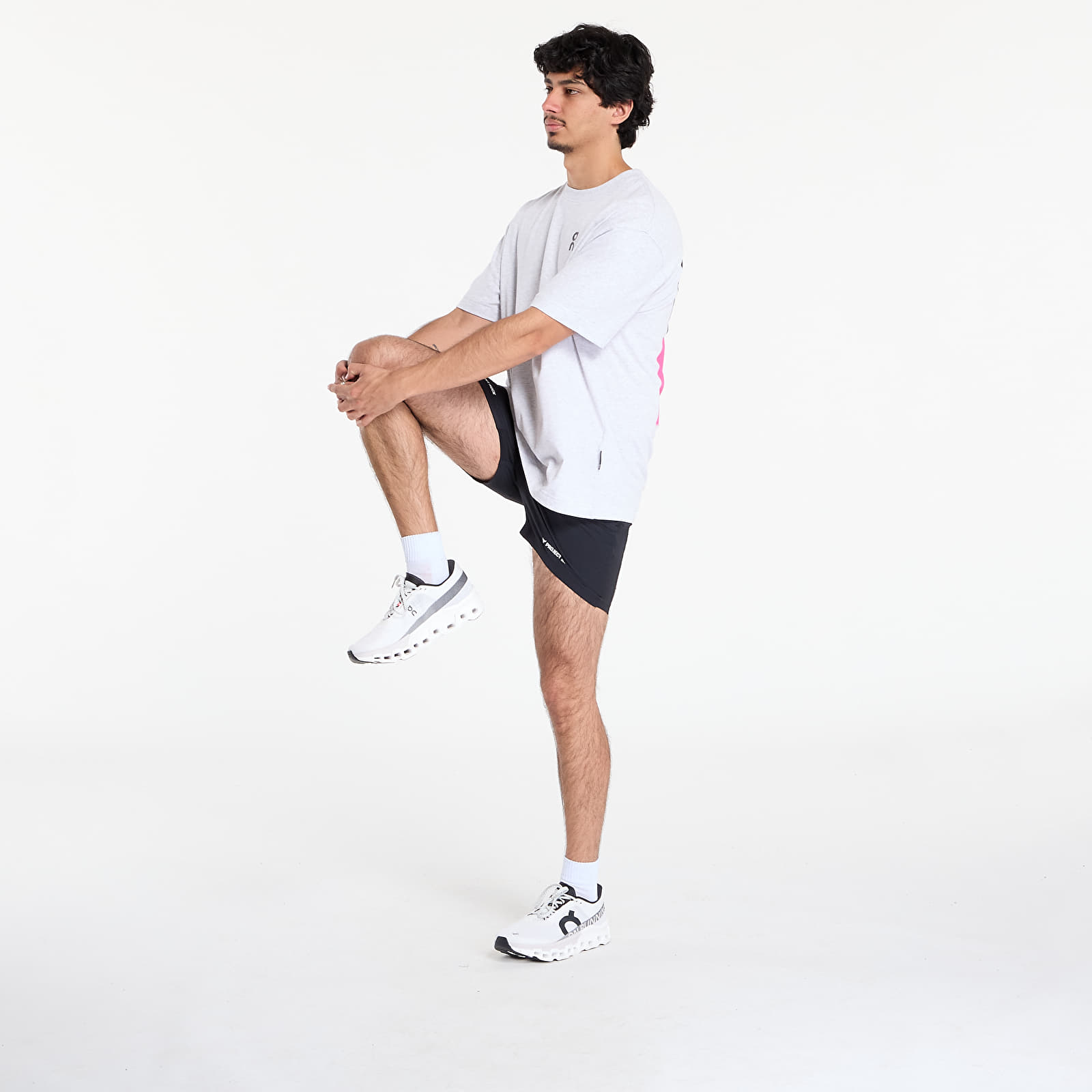 T-shirts On Club Tee Court Heather Gray/ Pink