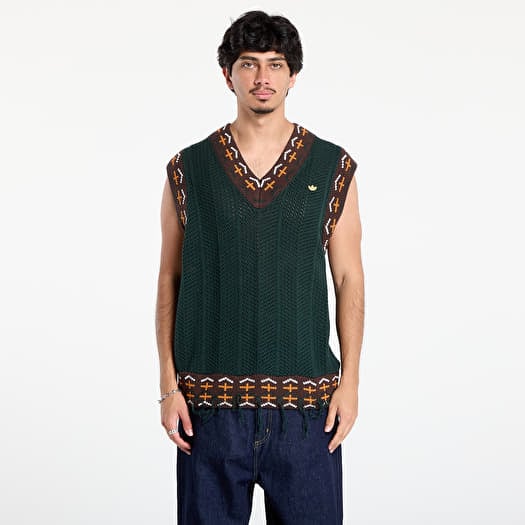 Vestes adidas Clot Crochet Vest by Edison Chen Green Night