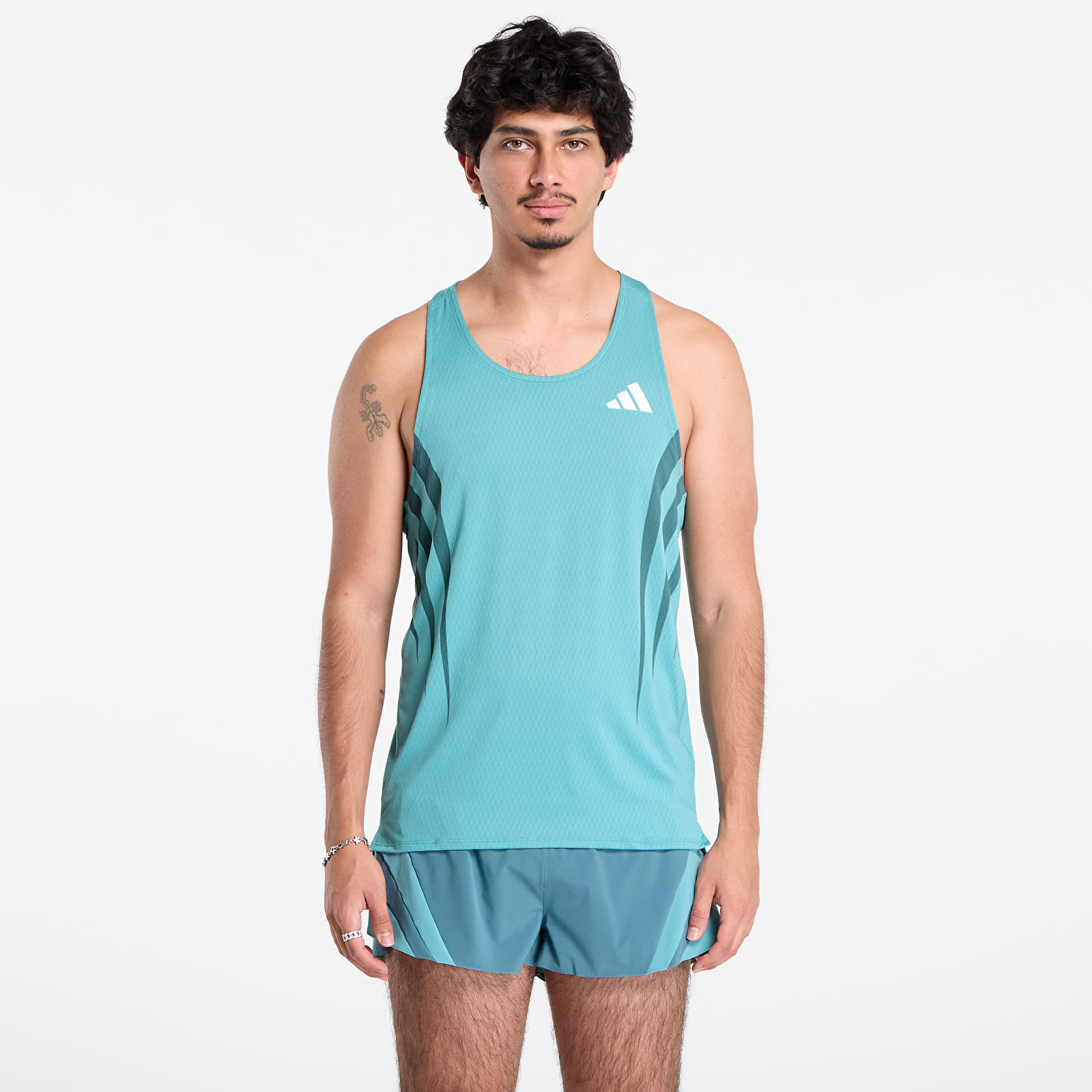 adidas Adizero Archive Top Powder Teal M