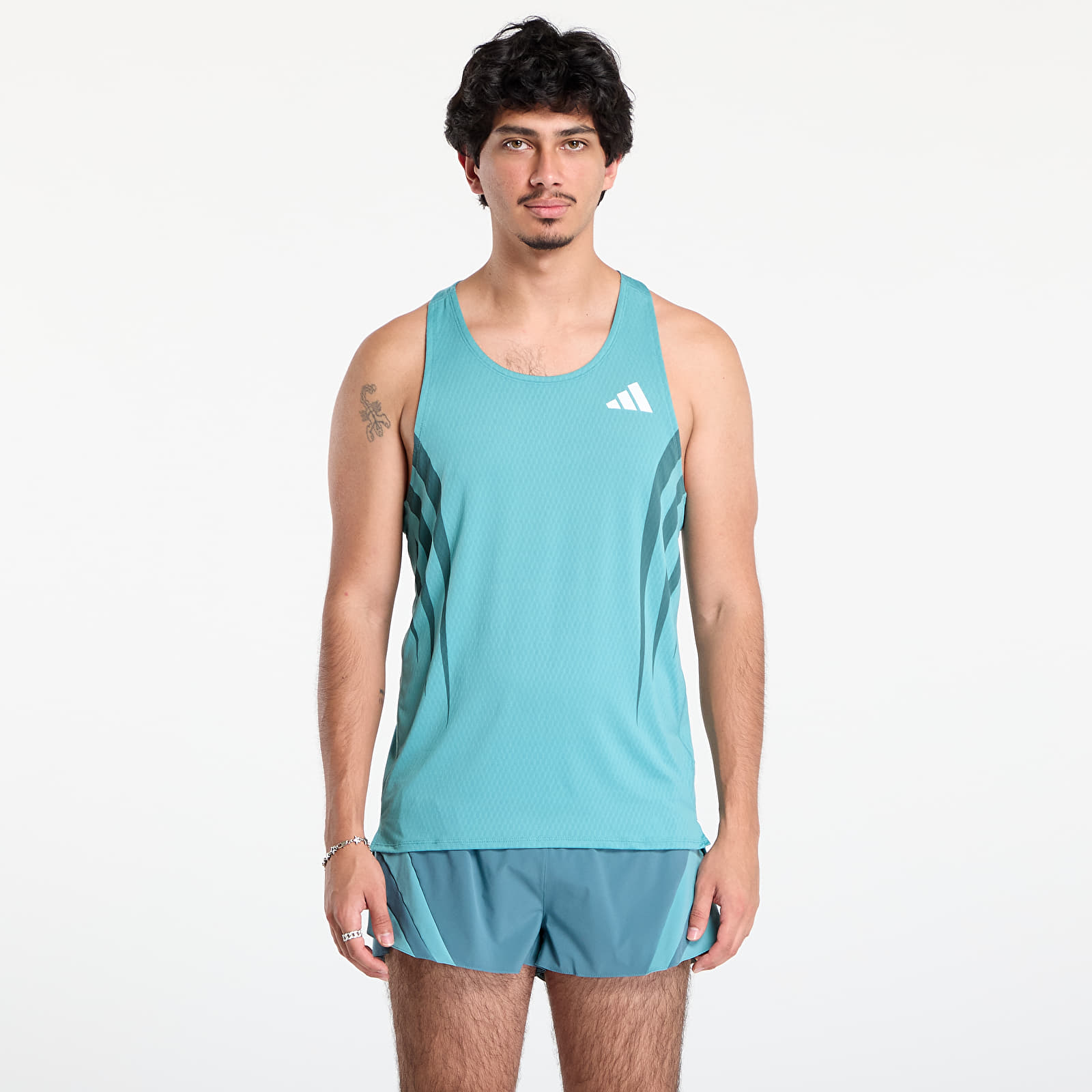 Ujjatlan pólók adidas Adizero Adizero Archive Top Powder Teal