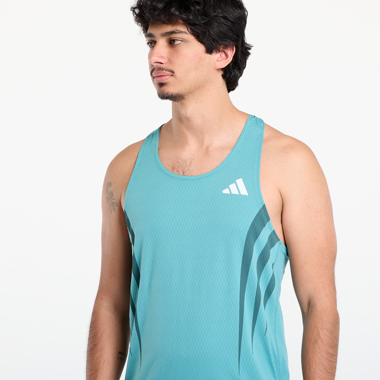 Ujjatlan pólók adidas Adizero Adizero Archive Top Powder Teal