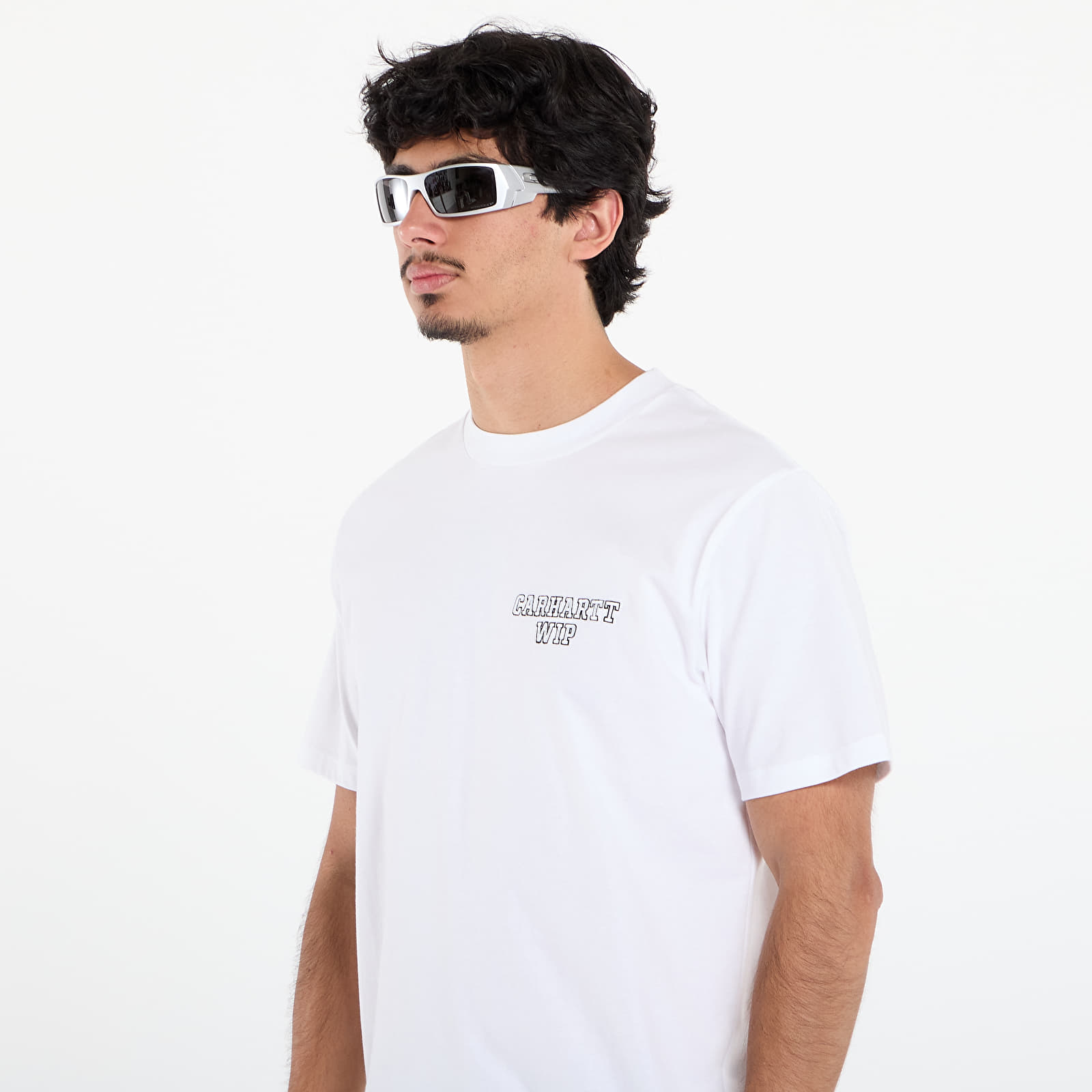 Férfi pólok Carhartt WIP S/S Alumni T-Shirt UNISEX White