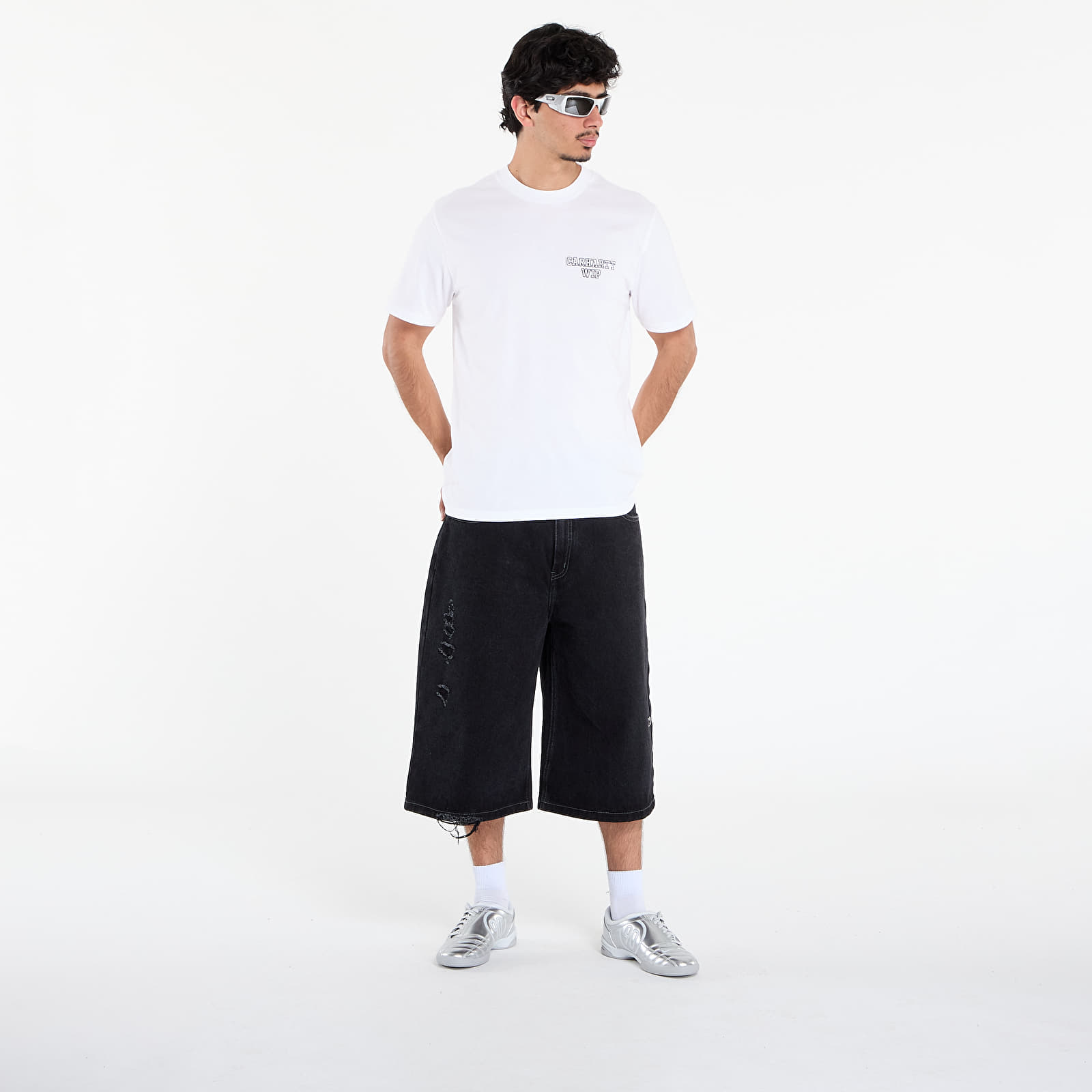 Férfi pólok Carhartt WIP S/S Alumni T-Shirt UNISEX White