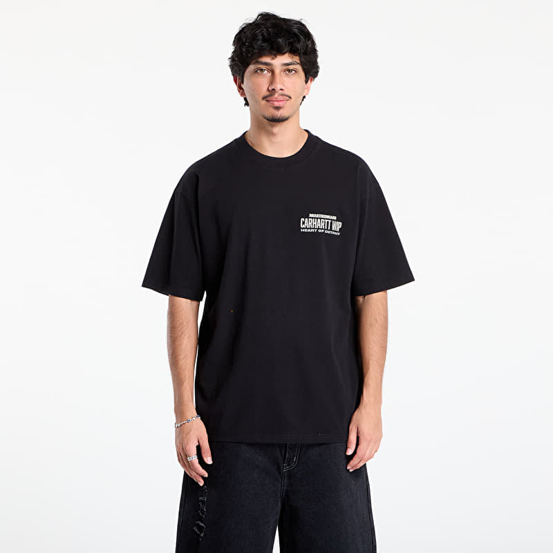 T-shirt Carhartt WIP S/S Arcan T-Shirt UNISEX Black Heavy Stone Wash
