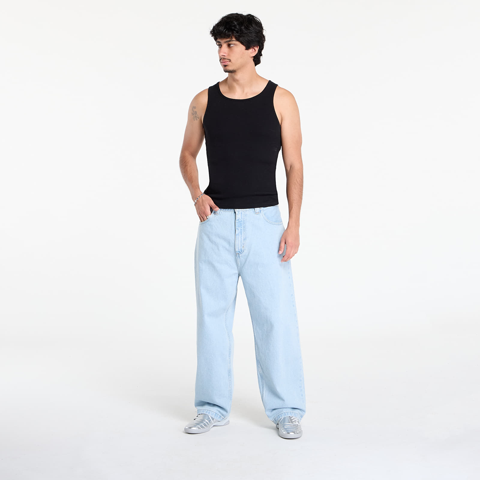 Men's jeans Carhartt WIP Brandon Pant Blue Heavy Stone Bleached