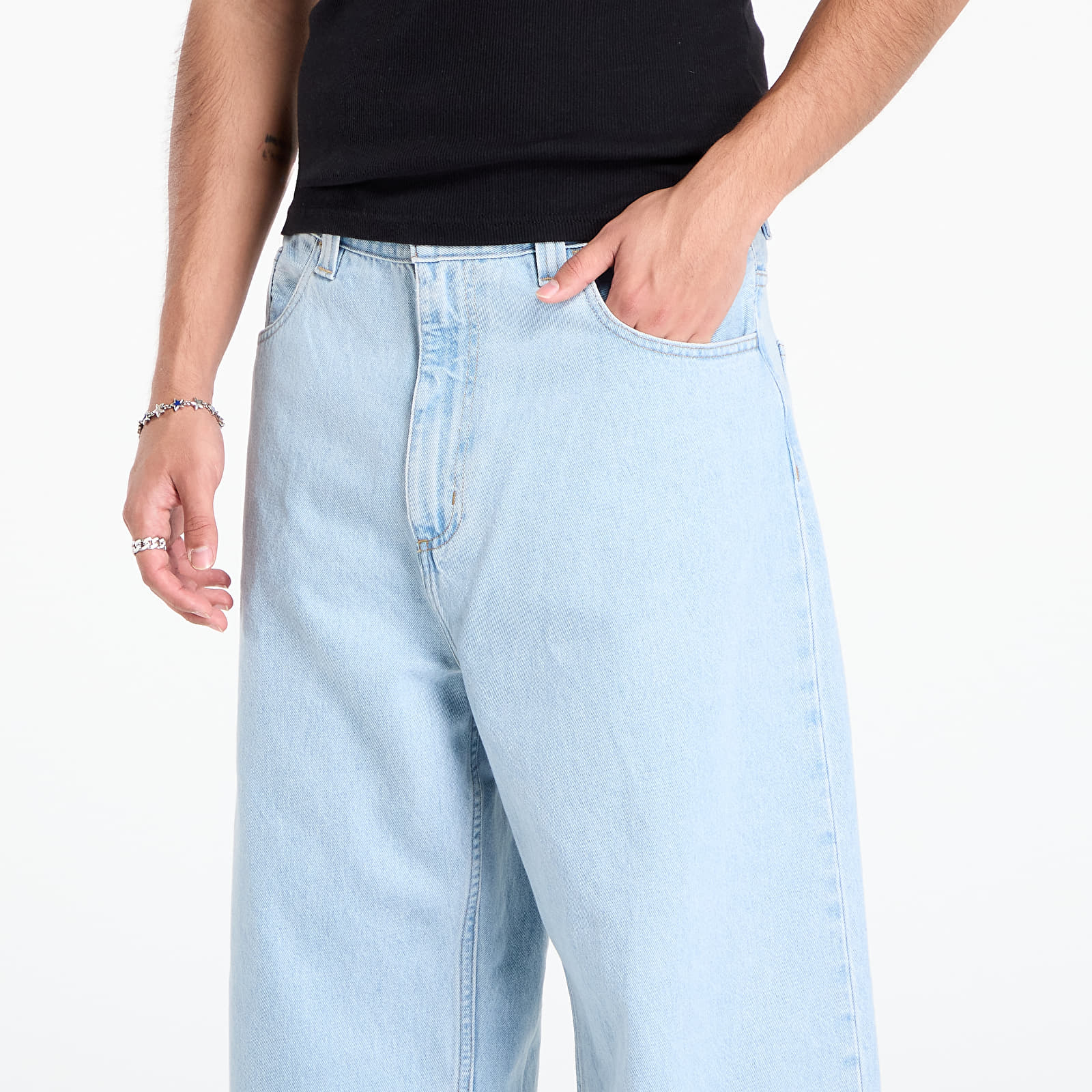 Men's jeans Carhartt WIP Brandon Pant Blue Heavy Stone Bleached