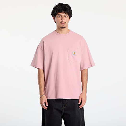 Carhartt WIP S/S Hudson Pocket T-Shirt UNISEX Daphne Chalk Wash