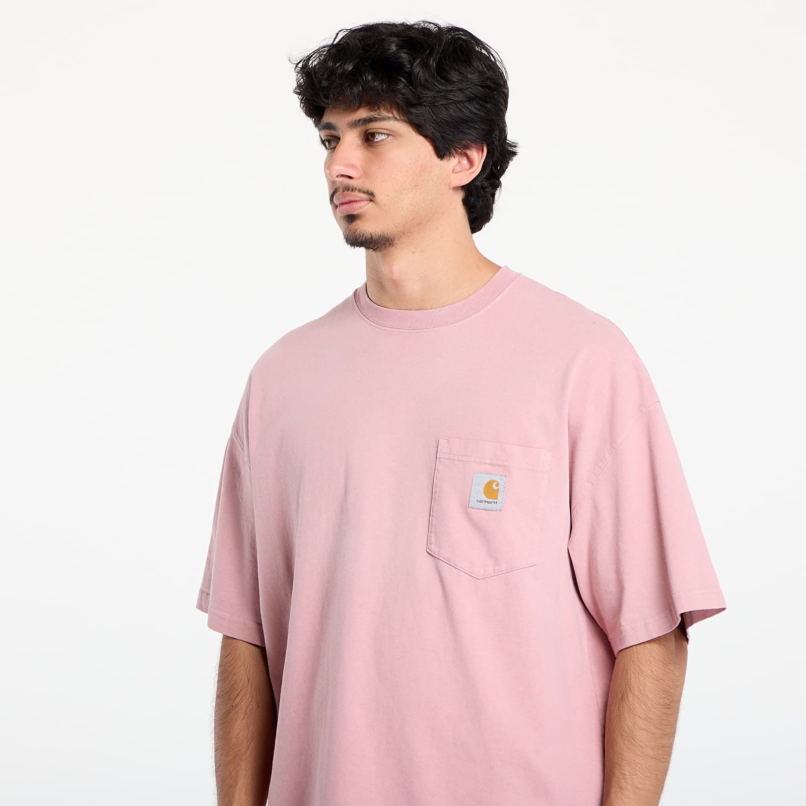 Men's T-shirts Carhartt WIP S/S Hudson Pocket T-Shirt UNISEX Daphne Chalk Wash