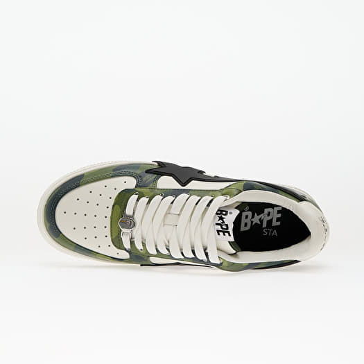 Men's shoes A BATHING APE Bape Sta Os 1 M1 Green (001FWL301308MGRN
