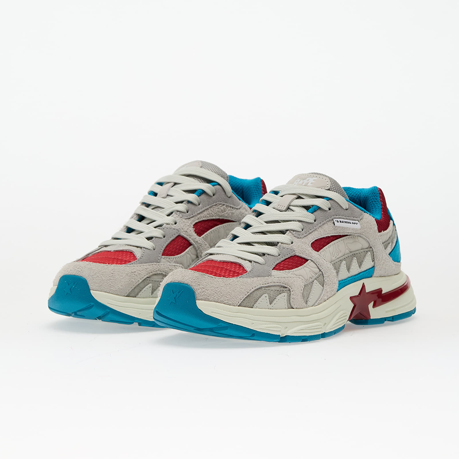 Scarpe uomo A BATHING APE Bape Shark Sta 2 M2 Gray