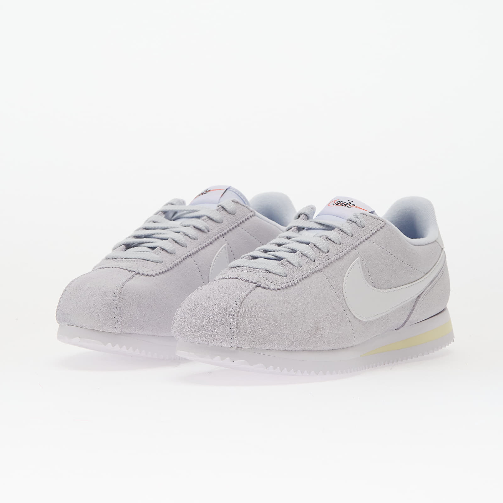 Damesschoenen Nike W Cortez Football Grey/ White-Alabaster-Black-Safety Orange