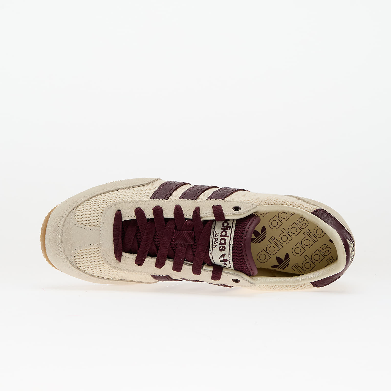 Dámske topánky a tenisky adidas Japan W Crew White/ Maroon/ Gum