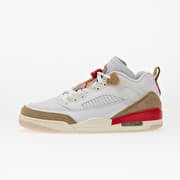 Jordan Spizike Low White/ Fire Red-Desert Camo-Sail-Lt Orewood Brn
