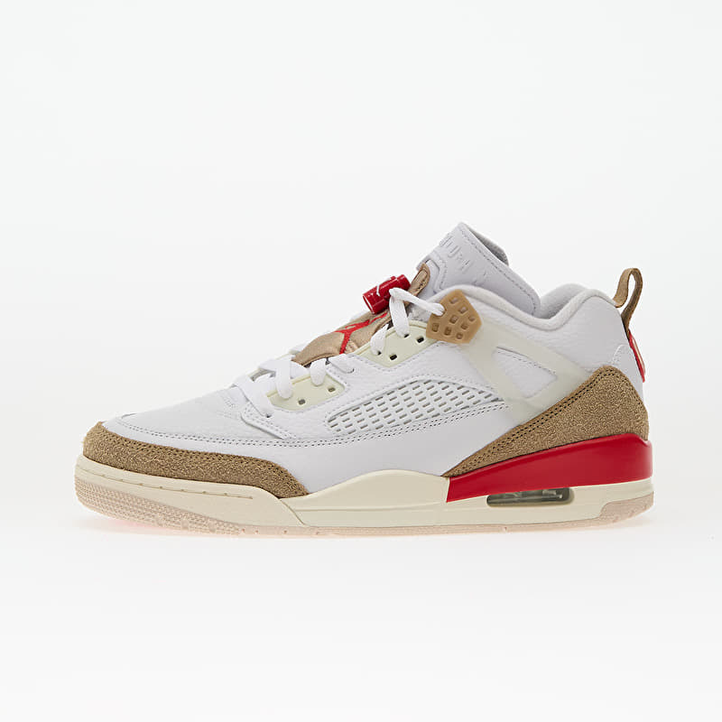 Jordan Spizike Low White/ Fire Red-Desert Camo-Sail-Lt Orewood Brn