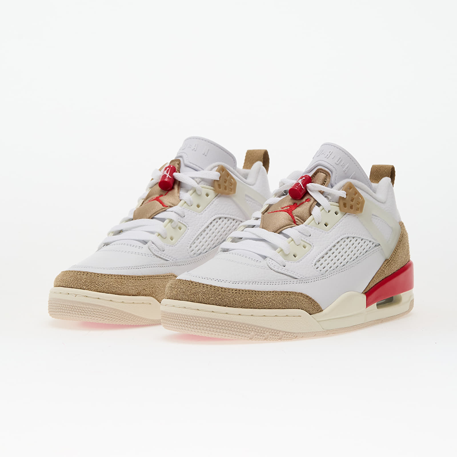 Scarpe uomo Jordan Spizike Low White/ Fire Red-Desert Camo-Sail-Lt Orewood Brn