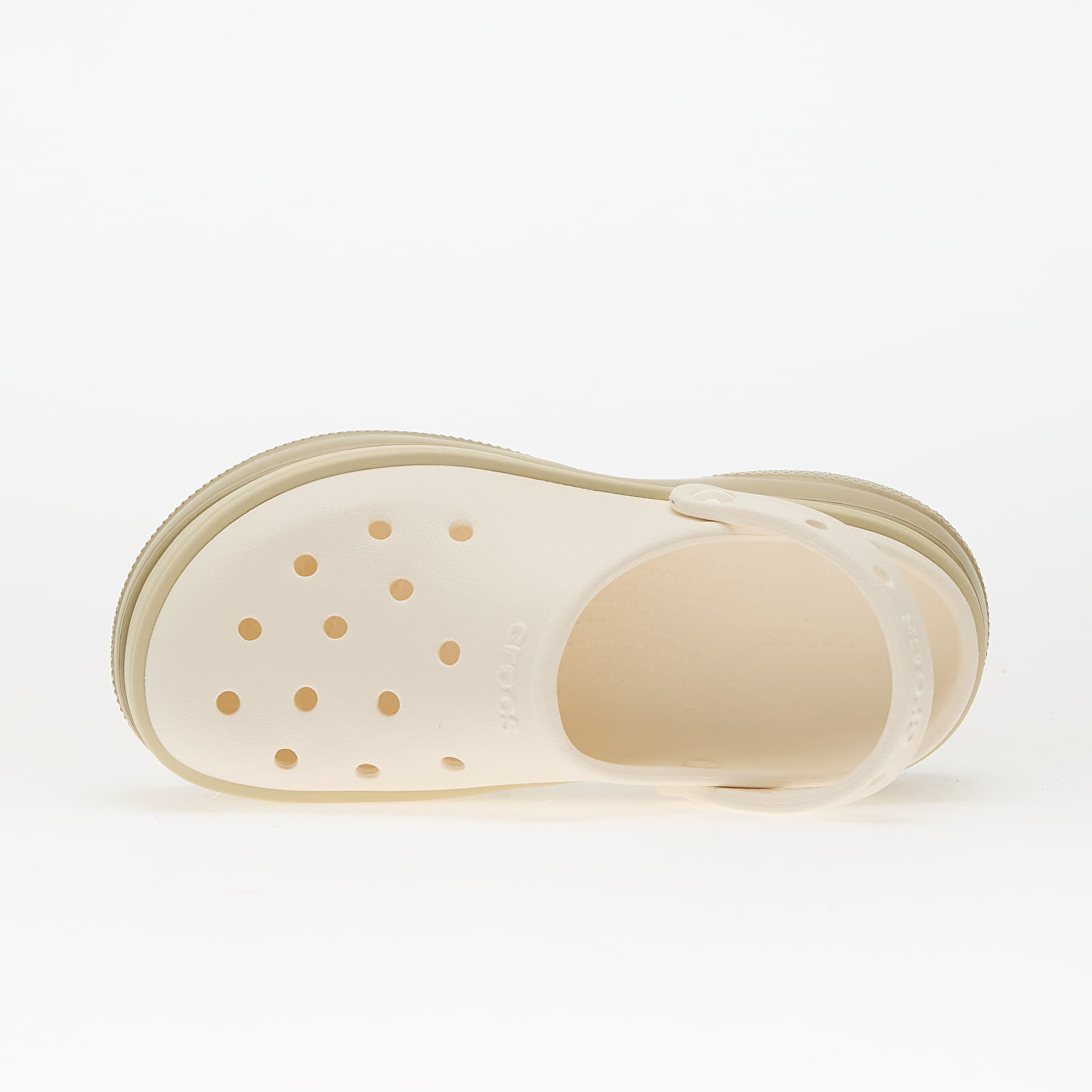 Pánske tenisky a topánky Crocs Classic Stacked Clog Chalk
