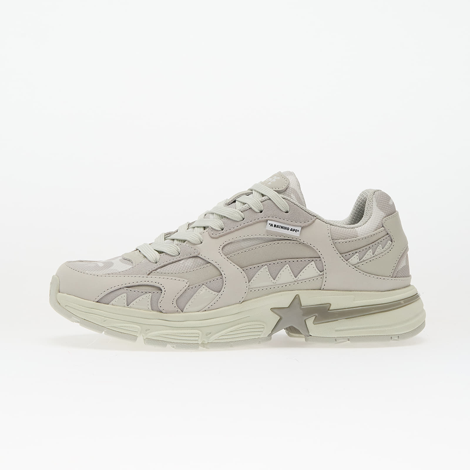 Men's shoes A BATHING APE Bape Shark Sta 1 M2 White