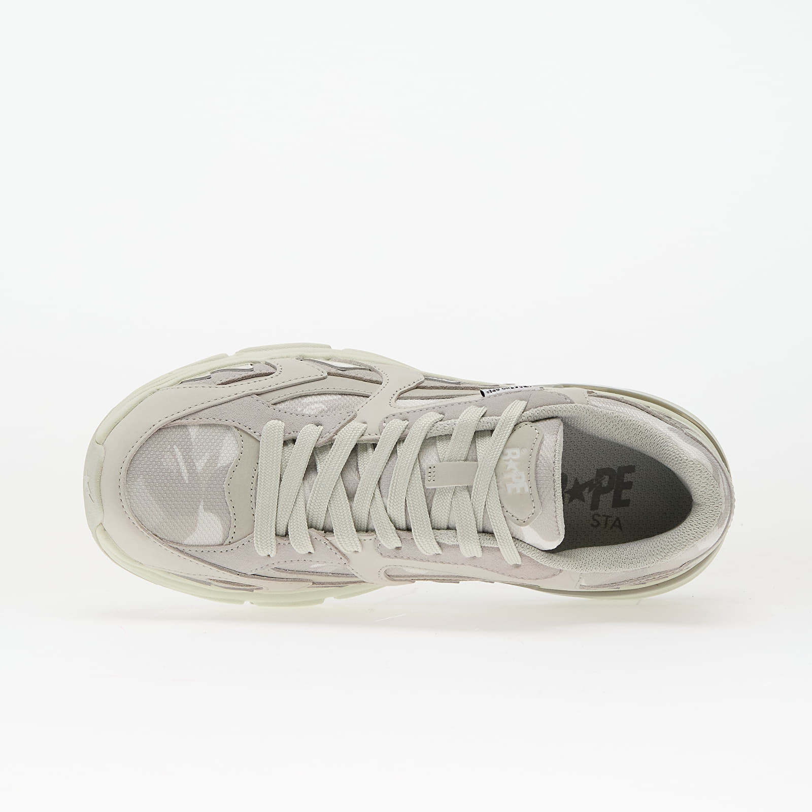 Men's shoes A BATHING APE Bape Shark Sta 1 M2 White