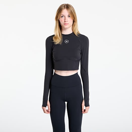 Top adidas By Stella McCartney Training Longsleeve Crop Black