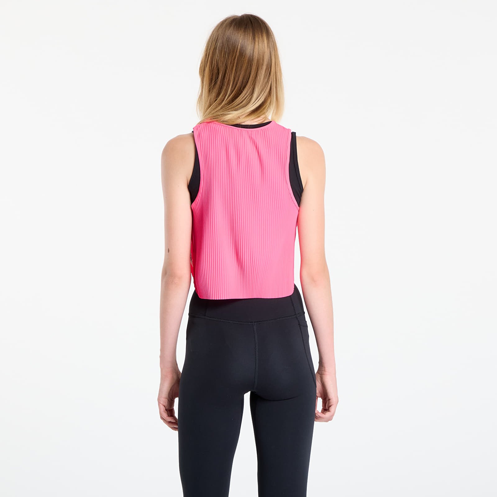 Дамски потници Nike AeroSwift Women's Dri-FIT ADV Cropped Running Tank Top Hyper Pink/ Black