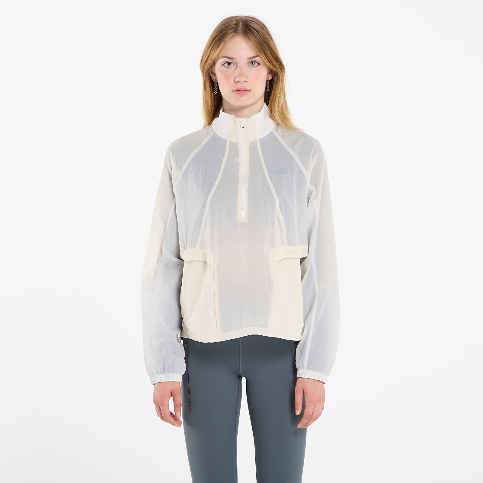 Giacche da donna New Balance Better Run Water Resistant Jacket Linen