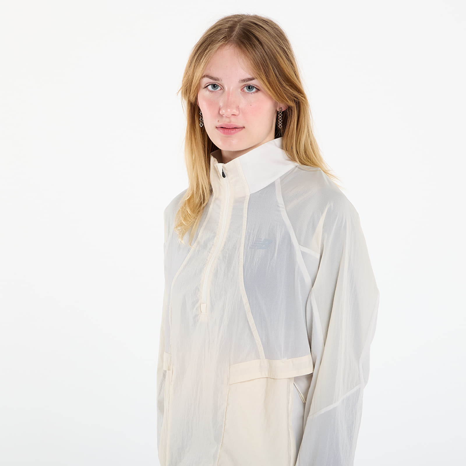 Giacche da donna New Balance Better Run Water Resistant Jacket Linen