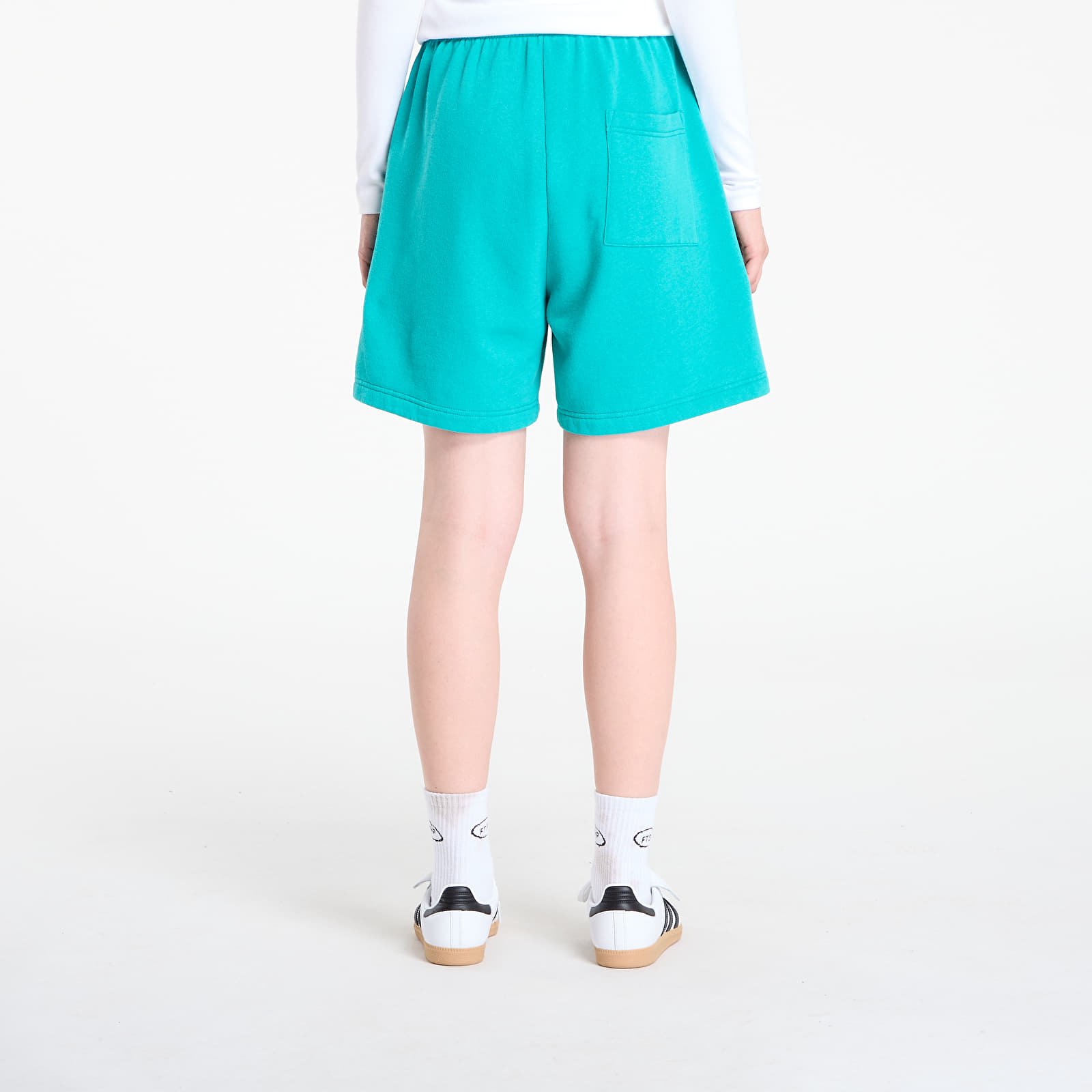Férfi sortok Sporty & Rich Varsity Crest Soft Gym Short UNISEX Spring Green