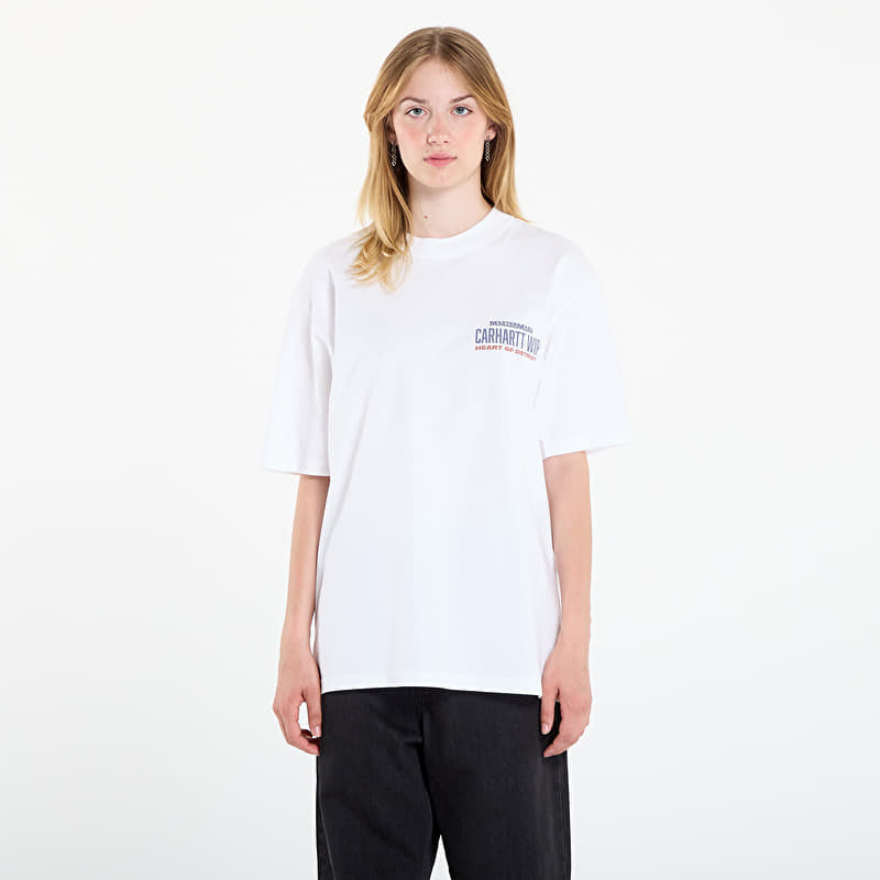 T-shirt Carhartt WIP S/S Arcan T-Shirt UNISEX White Heavy Stone Wash