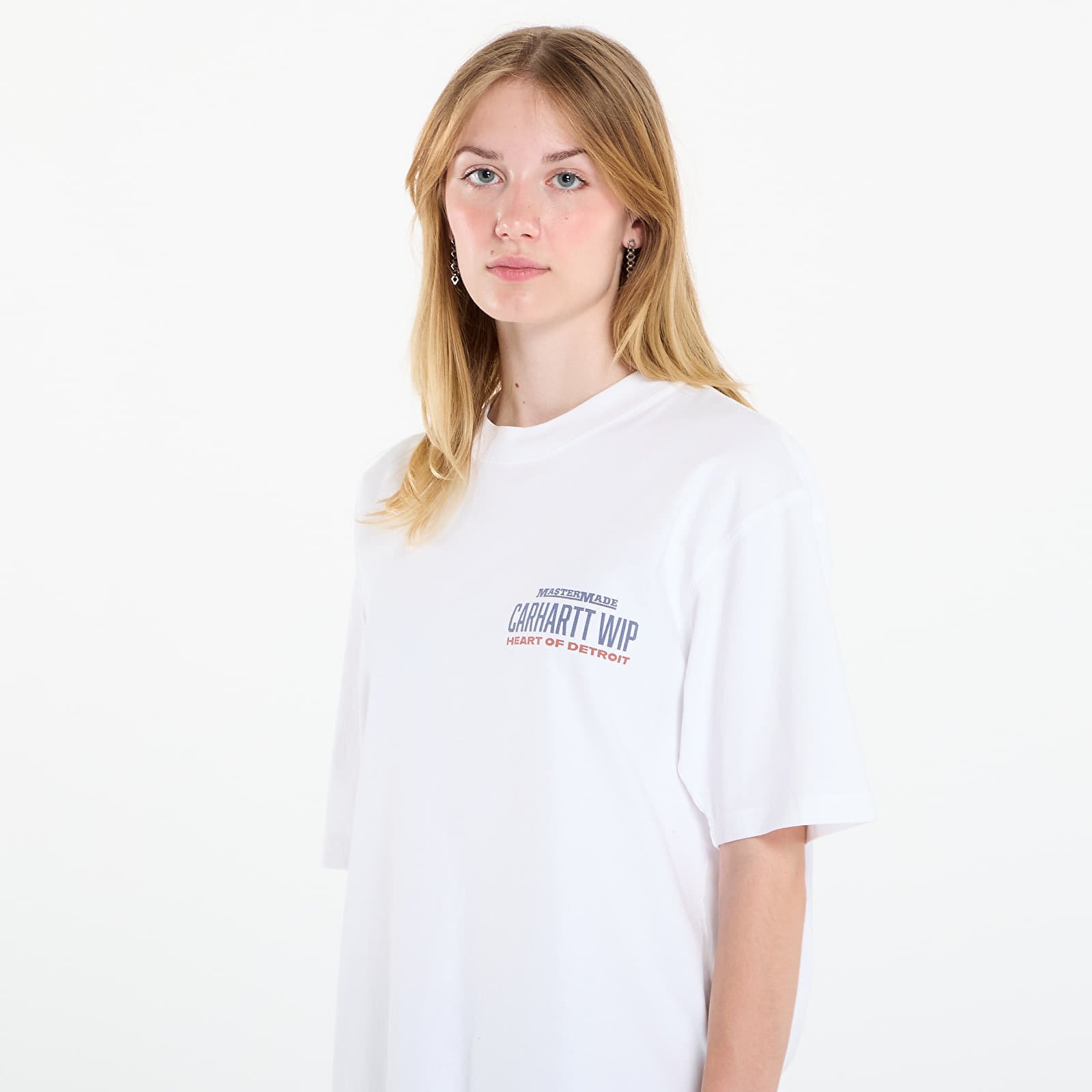 Мъжки тениски Carhartt WIP S/S Arcan T-Shirt UNISEX White Heavy Stone Wash