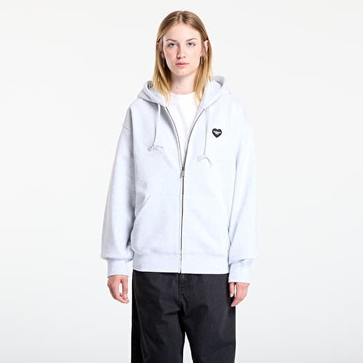 Carhartt WIP Hooded Heart II Hartt Sweat Jacket UNISEX Ash Heather