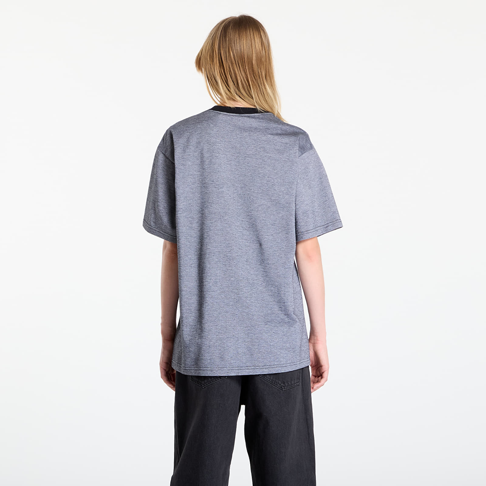 Férfi pólok Carhartt WIP S/S Piqué T-Shirt UNISEX Black/ White/ Black