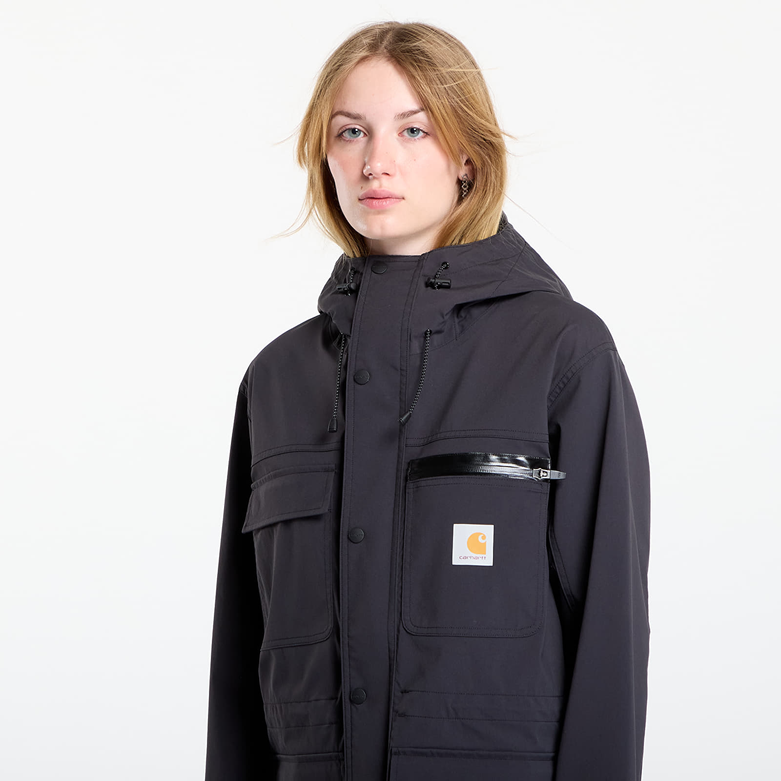 Pánske bundy Carhartt WIP Bowden Jacket UNISEX Black/ Black
