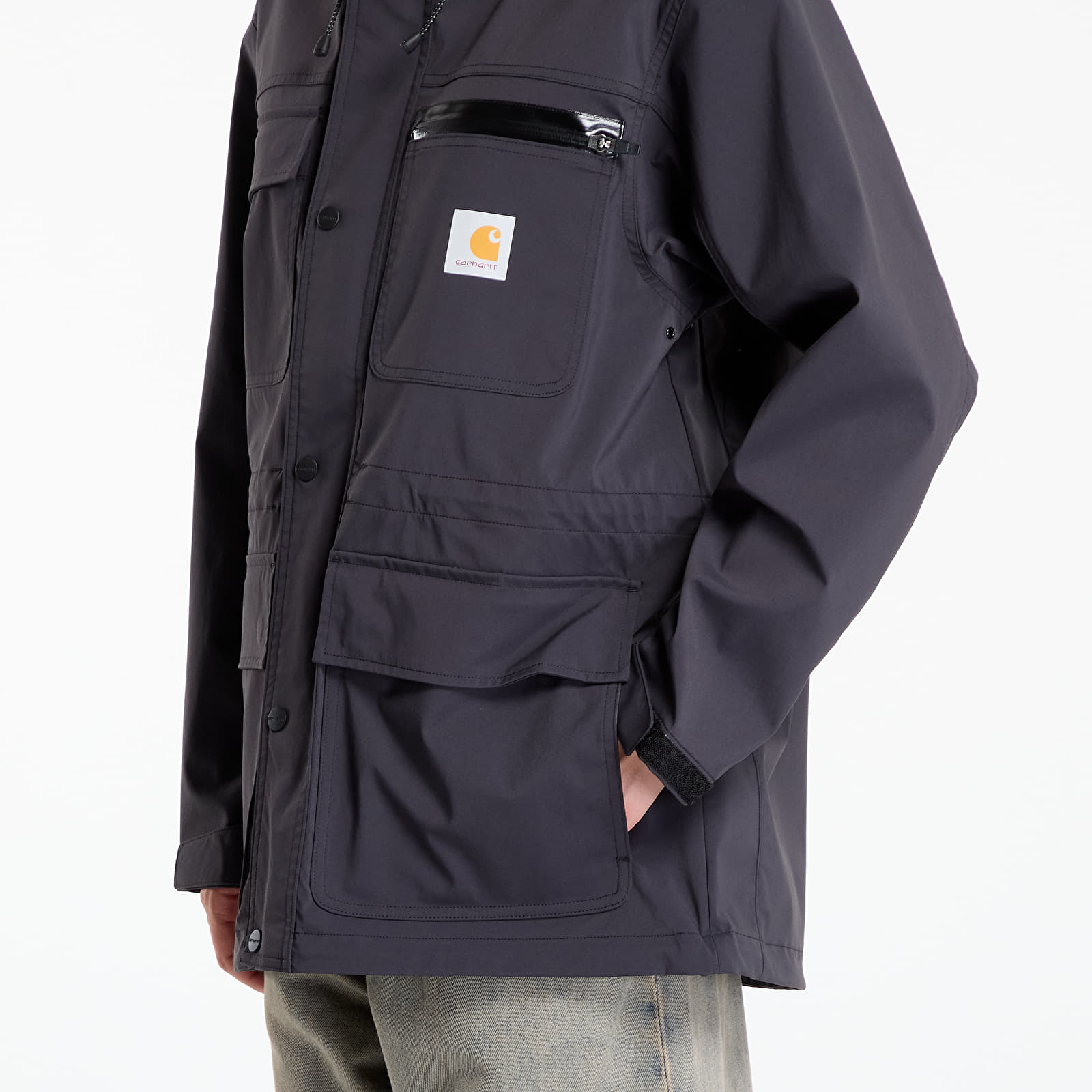 Pánske bundy Carhartt WIP Bowden Jacket UNISEX Black/ Black