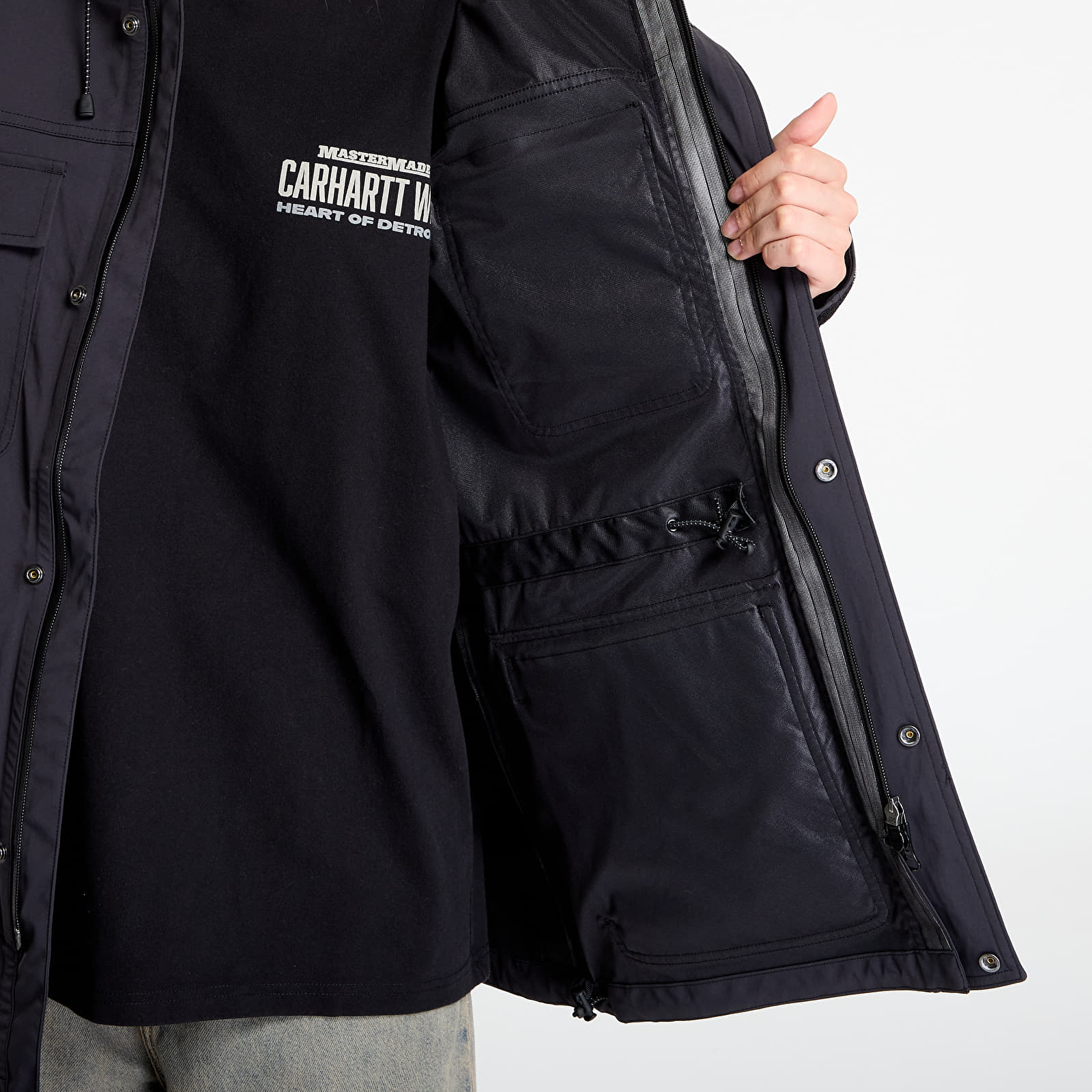 Pánske bundy Carhartt WIP Bowden Jacket UNISEX Black/ Black