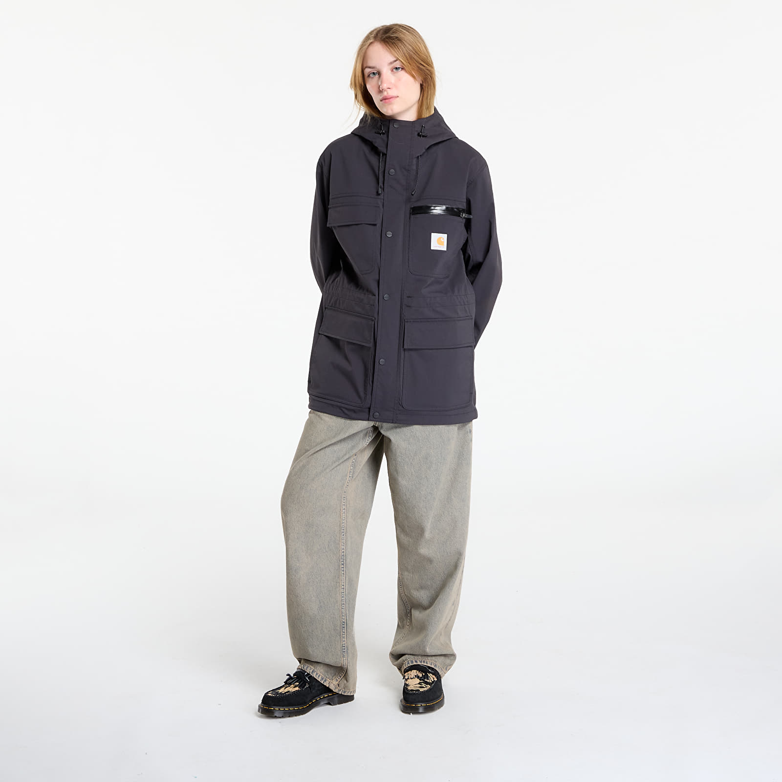 Pánske bundy Carhartt WIP Bowden Jacket UNISEX Black/ Black
