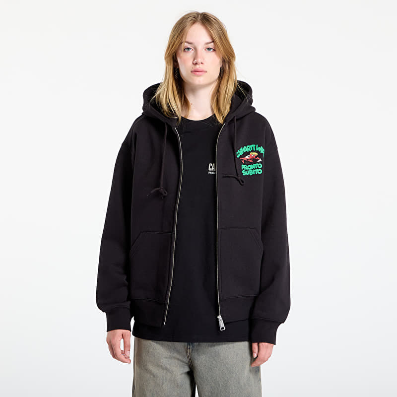 Sweatshirt Carhartt WIP Hooded Pronto Sweat Jacket UNISEX Black