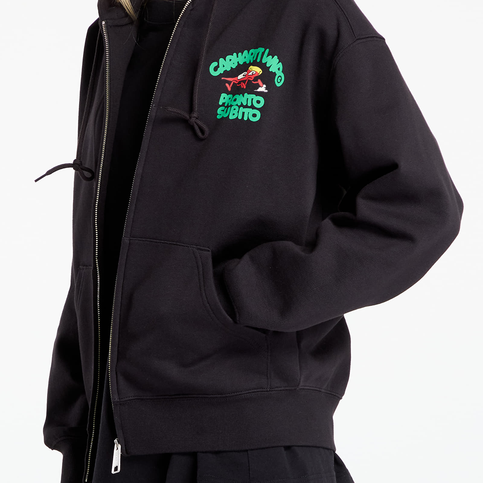 Ανδρικά φούτερ  Carhartt WIP Hooded Pronto Sweat Jacket UNISEX Black