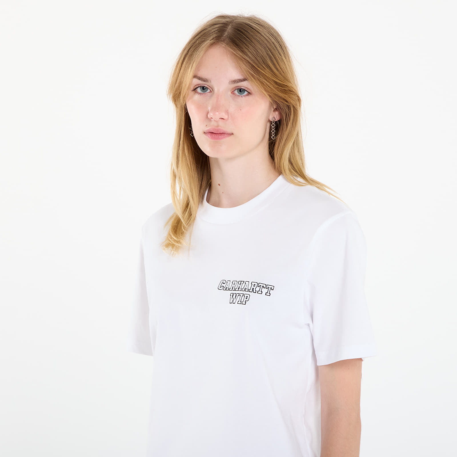 Férfi pólok Carhartt WIP S/S Alumni T-Shirt UNISEX White