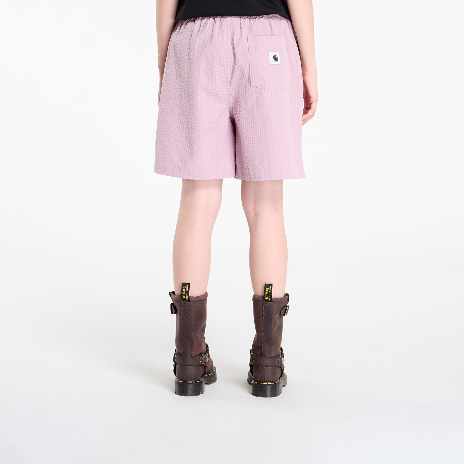 Kraťasy Carhartt WIP W' Toland Short Toland Stripe/ Pink Fog