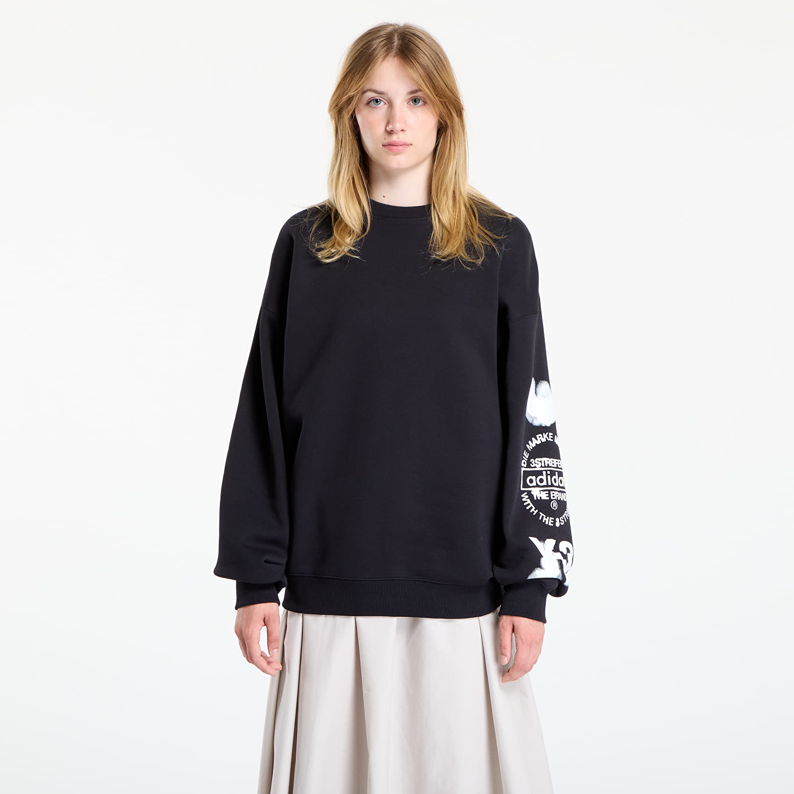 Hoodies and sweatshirts  Y-3 Graphic Crew Sweatshirt UNISEX Black