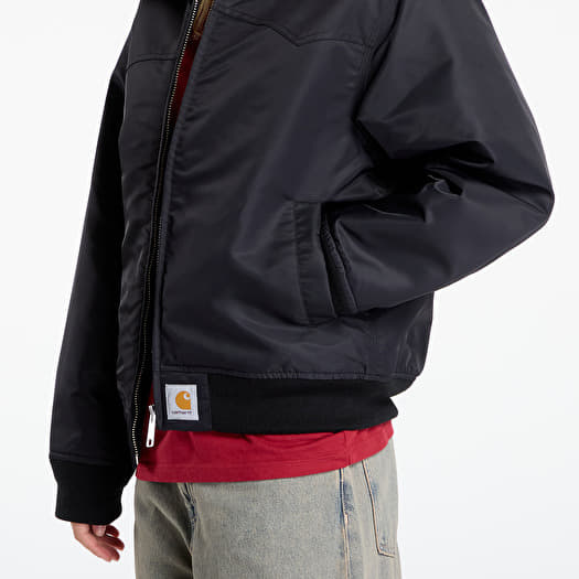 Jackets Carhartt WIP Santa Fe Alumni Jacket UNISEX Black/ Scarlet